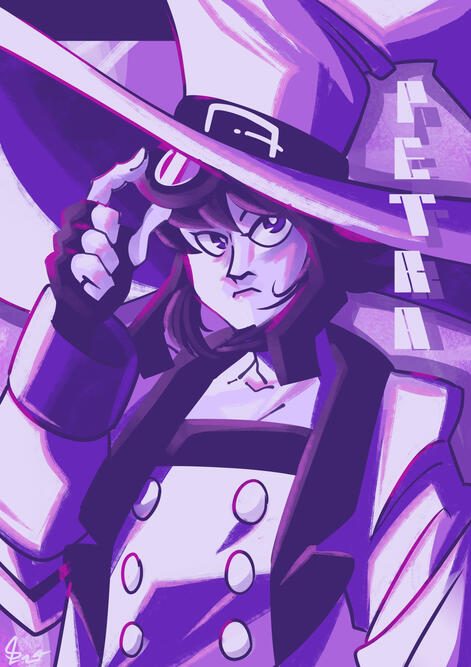 Original Character Bust Print