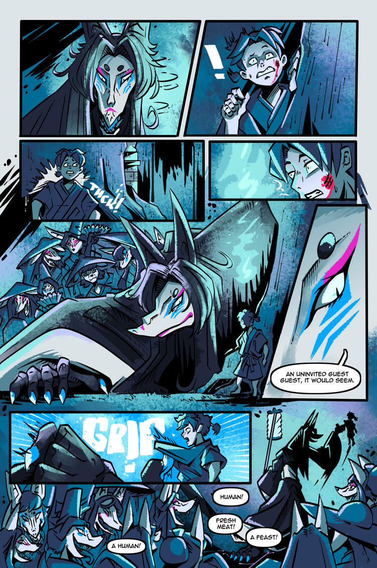 Page 6 for Moribund Medley, "Inunaki Festival"